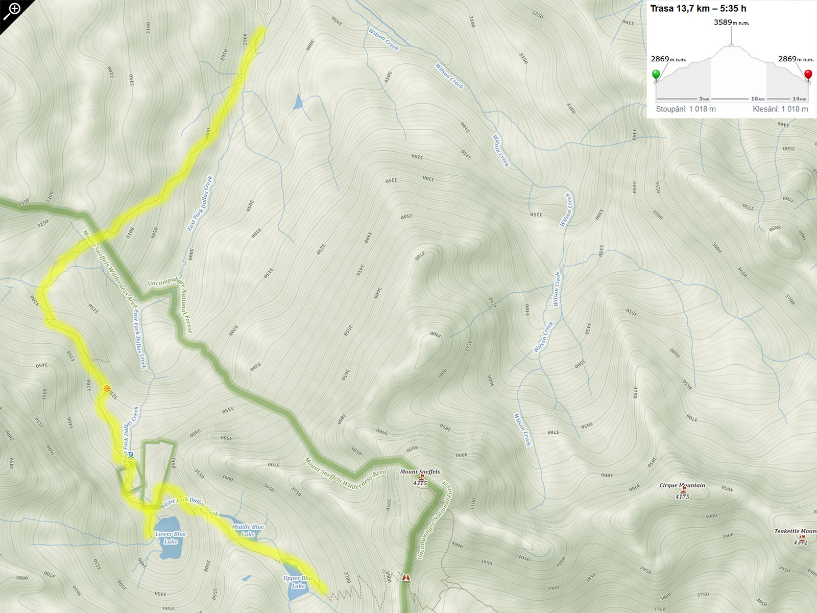 Mapa traily