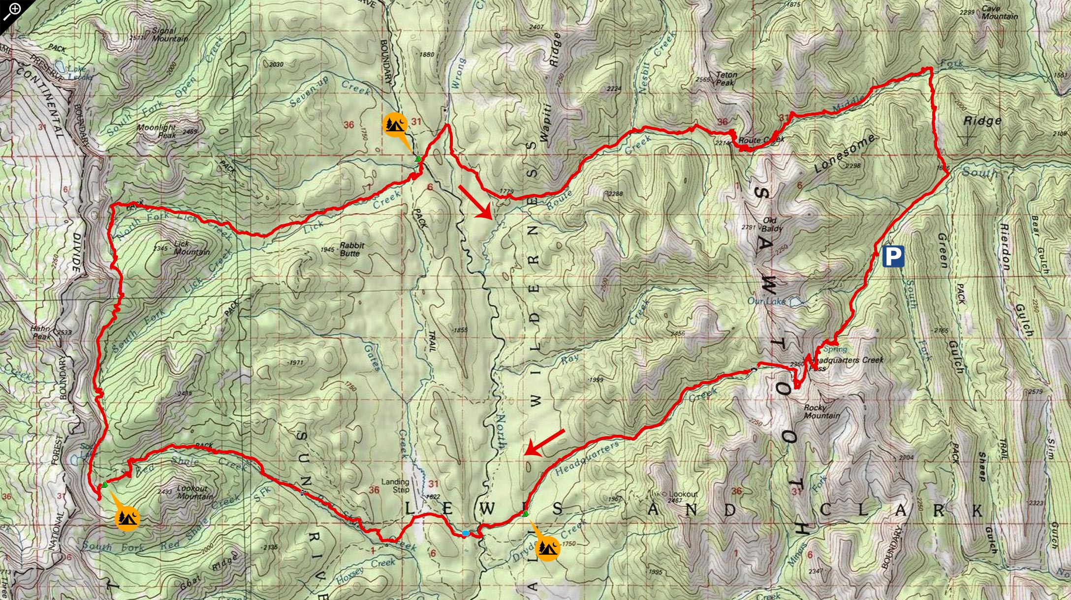 Mapa traily